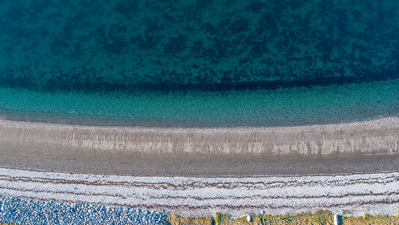 Clear Blue Sea At Ardmair Bay